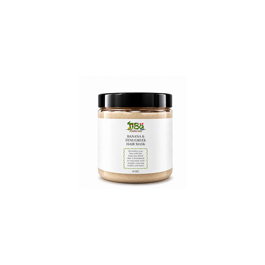 TiBa Naturals Banana & Fenugreek Hair Mask 8 oz deep conditioning hair mask